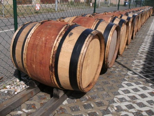 225l burgunder weinfass - 225l,