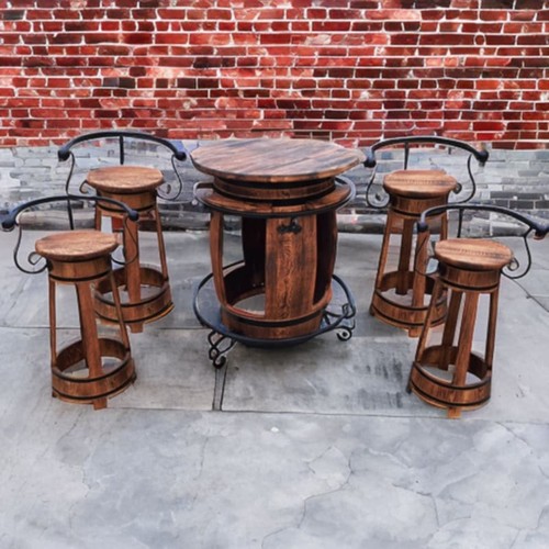 Holztisch barhocker aus - holztisch,