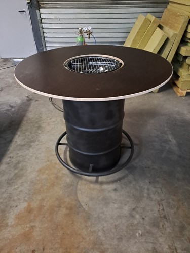 Stehtisch feuertonne mit - stehtisch,