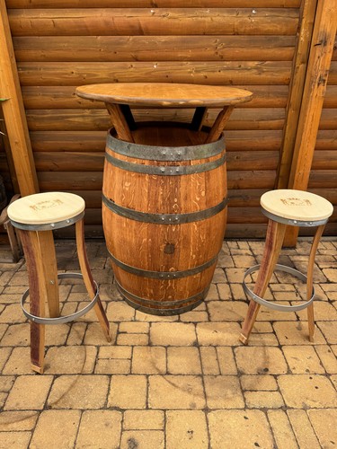 Faßtisch barhocker m6 - 4x,