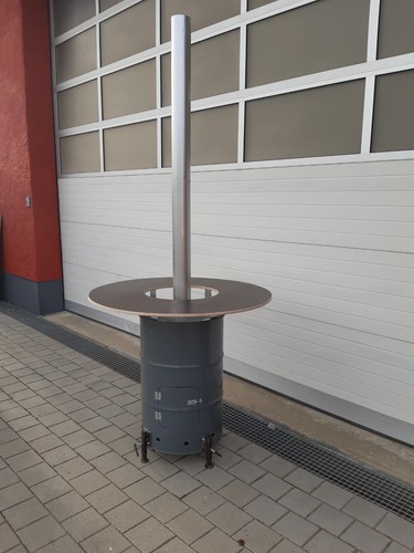 Feuertonne stehtisch öl fass - feuertonne,
